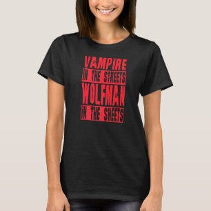Camiseta Vampiro En Las Calles Wolfman En El Hallo De Las H
