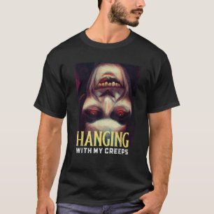 Camiseta Vampiro espeluznante de película de terror colgand