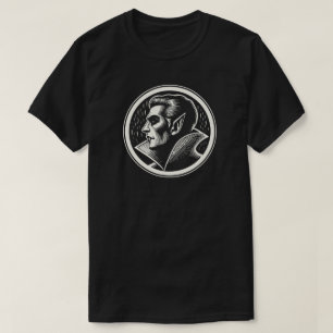 Camiseta Vampiro Espeluznante Horror Goth