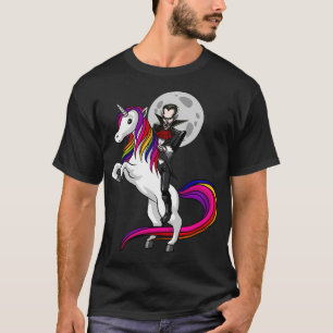Camiseta Vampiro montando unicornio