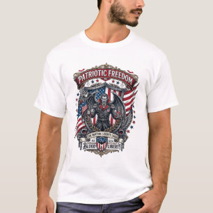 Camiseta Vampiro Patriótico Señor de la Libertad Horror Mon