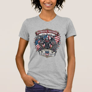 Camiseta Vampiro Patriótico Señor de la Libertad Horror Mon