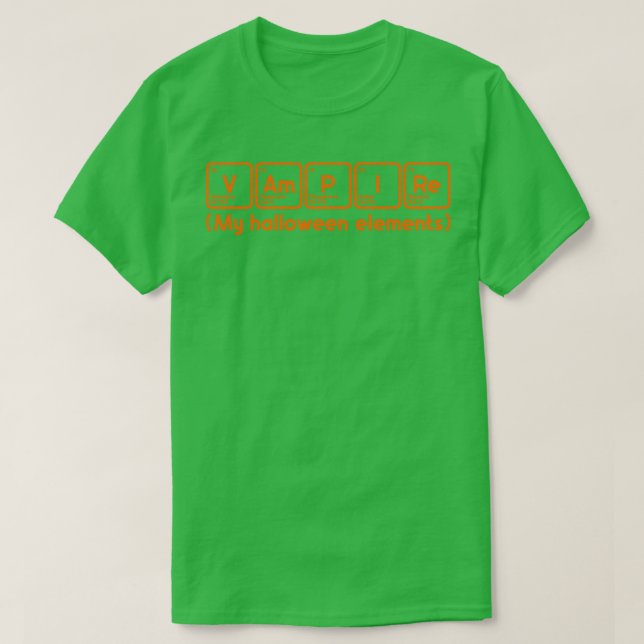 Camiseta Vampiro periódico (Diseño del anverso)