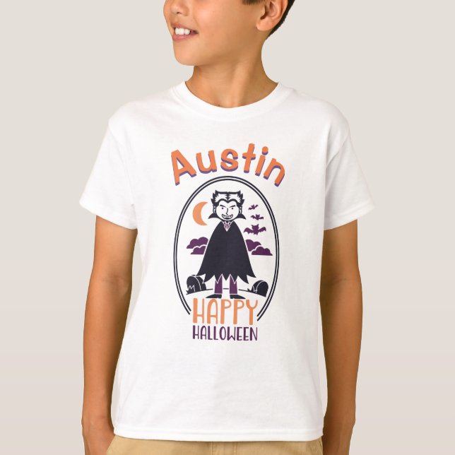 Camiseta Vampiro personalizado (Anverso)