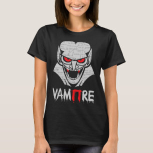 Camiseta Vampiro Pi Halloween Disstume divertida ciencia ma