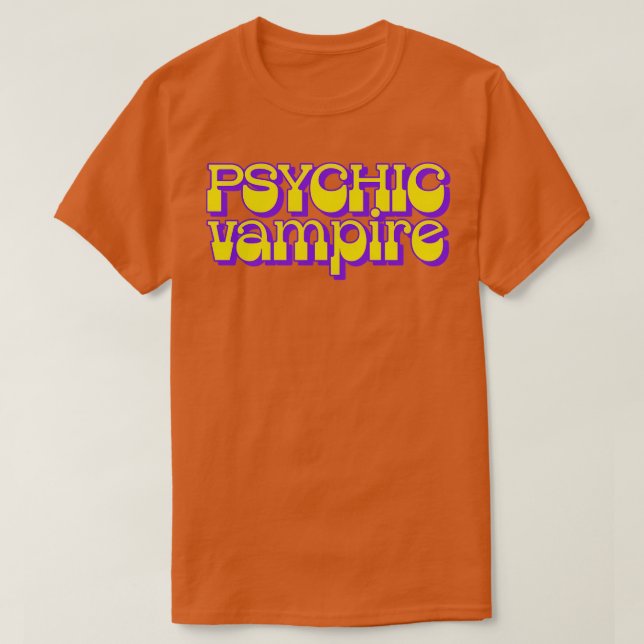 Camiseta Vampiro psíquico (Diseño del anverso)