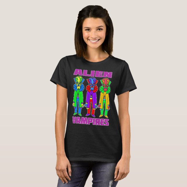 Camiseta Vampiros alienígenas #2 (Anverso completo)
