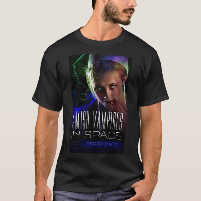 Camiseta Vampiros apacibles en el espacio (Anverso)