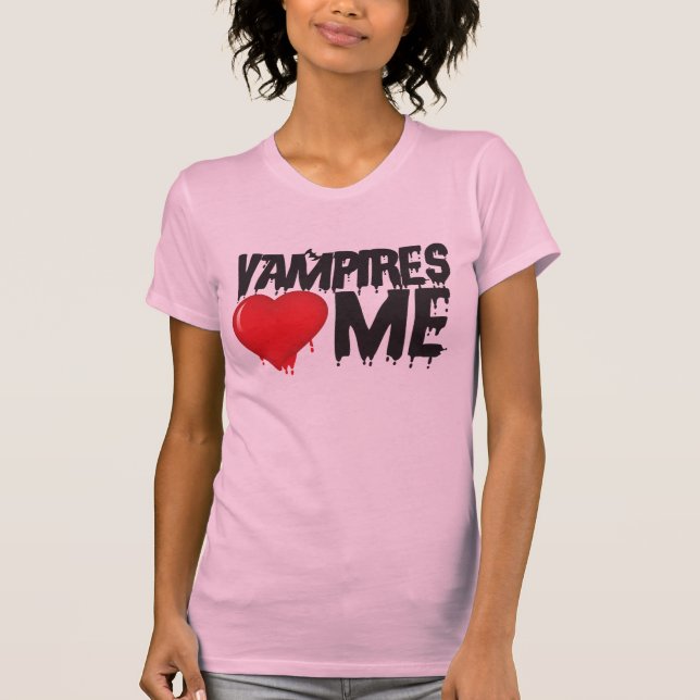 Camiseta Vampiros corazón (Anverso)