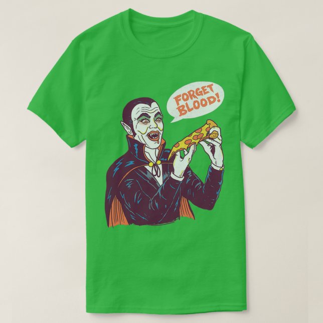 Camiseta Vampizza 1 (Diseño del anverso)