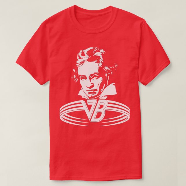 Camiseta Van Beethoven 250 años cumpleaños (Diseño del anverso)
