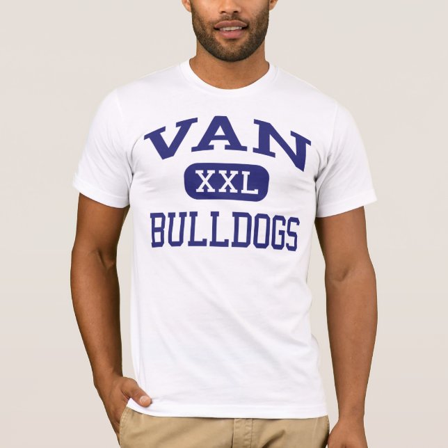 Camiseta Van - bulldoges - High School secundaria - Van (Anverso)