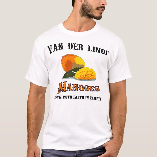 Camiseta Van Der Linde Mangos Crece Con Faith Gamer (Anverso)