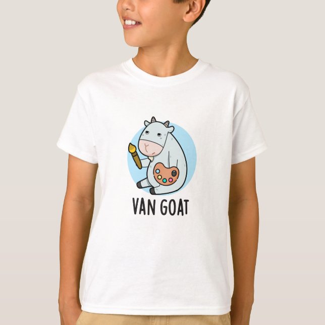 Camiseta Van Goat Funny Artista Pun (Anverso)