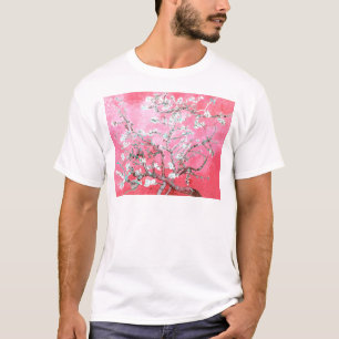Camiseta Van Gogh Almond Blossoms Azul rosa