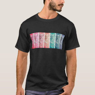 Camiseta Van Gogh Almond Flores Panel Arcoiris
