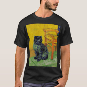Camiseta Van Gogh Black Cat