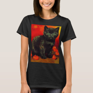 Camiseta Van Gogh Black Kitten