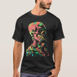 Camiseta Van Gogh Cigarrette Skull Tie Dye<br><div class="desc">Especialmente creado para hombres,  mujeres,  niños y chicas en artes,  tintes de corbata y cráneo Van Gogh con cigarrillo.</div>