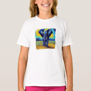 Camiseta Van Gogh Elefante