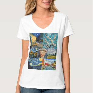 Camiseta Van Gogh Fine Art Collage