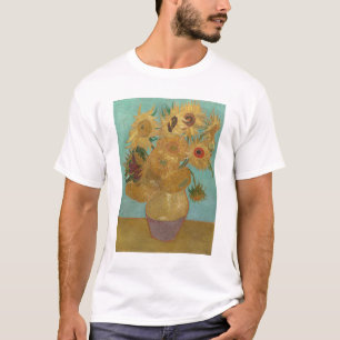 Camiseta Van Gogh - girasoles, tercera versión, repetición