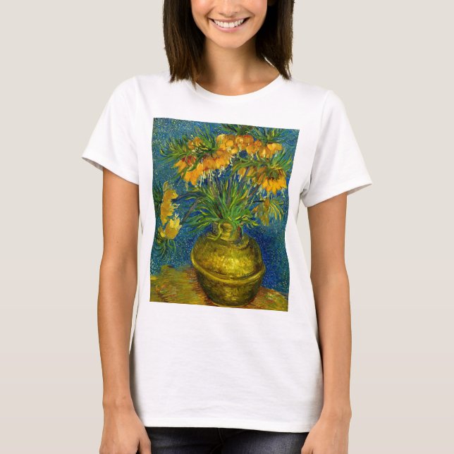 Camiseta Van Gogh Imperial Fritillaries (Anverso)