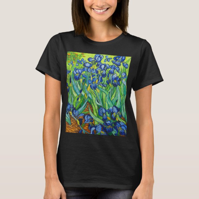 Camiseta Van Gogh Irises (Anverso)