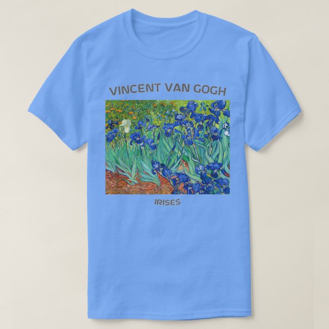 Camiseta Van Gogh Irises inmersivo  (Diseño del anverso)