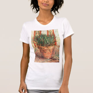 Camiseta Van Gogh: Maceta con las cebolletas
