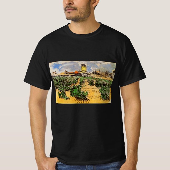 Camiseta Van Gogh Mill de Alphonse Daudet en Fontevielle (Anverso)