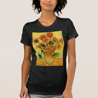 Camiseta Van Gogh - Naturaleza muerta jarrón con quince gir