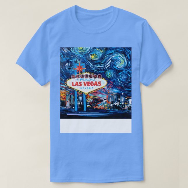 Camiseta van Gogh Never Saw Vegas (Diseño del anverso)