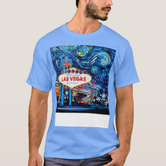 Camiseta van Gogh Never Saw Vegas