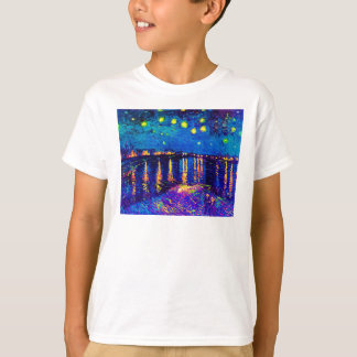 Camiseta Van Gogh - Noche estrellada sobre el Ródano Pop Ar