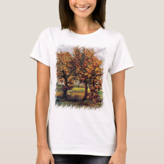 Camiseta Van Gogh - Paisaje de otoño con cuatro árboles