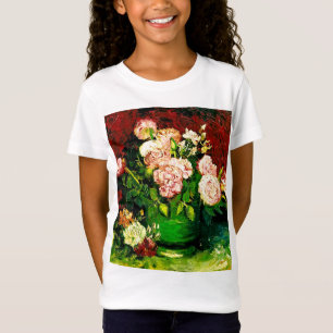 Camiseta Van Gogh Peonies y Rosas