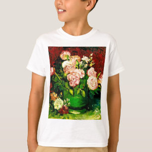 Camiseta Van Gogh Peonies y Rosas