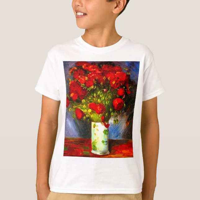 Camiseta Van Gogh Red Poppies (Anverso)