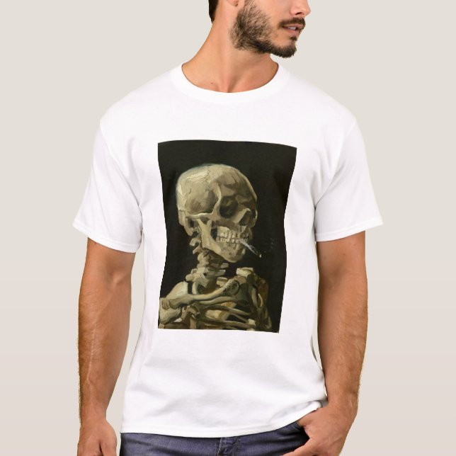 Camiseta van gogh Skull (Anverso)
