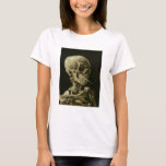 Camiseta van gogh Skull<br><div class="desc">"van gogh Skull ",  "skeleton cigarrillo fumando",  calavera,  "van gogh",  "van gough",  "Día de los muertos",  "dia de los muertos",  cráneo,  esqueleto,  "skeleton quemando cigarrillos"</div>