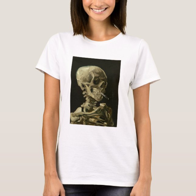 Camiseta van gogh Skull (Anverso)