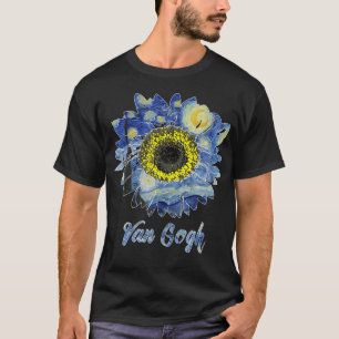 Camiseta Van Gogh Starry Night Sunflower Van Gogh Sunflower