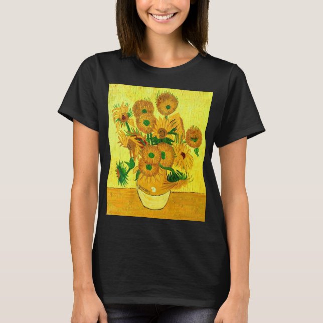 Camiseta Van Gogh Sunflowers (Anverso)