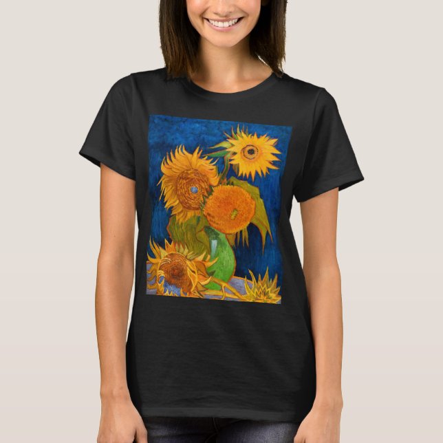 Camiseta Van Gogh Sunflowers (Anverso)