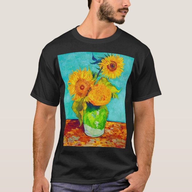 Camiseta Van Gogh Sunflowers (Anverso)