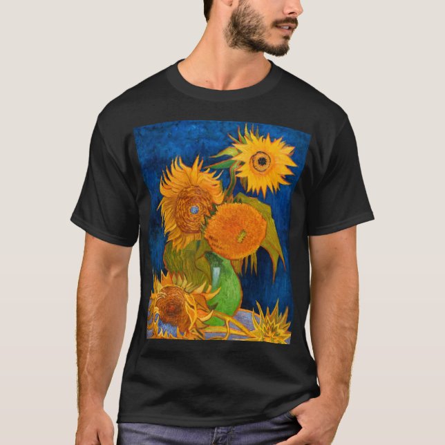 Camiseta Van Gogh Sunflowers (Anverso)
