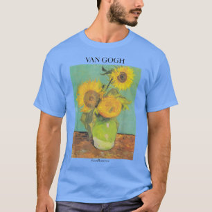 Camiseta Van Gogh Sunflowers Art Gift Vincent Van Gogh