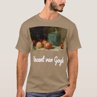 Camiseta Van Gogh todavía vive con Ginger Jar y manzanas Vi