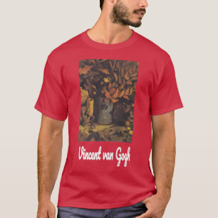 Camiseta Van Gogh Vase con las hojas muertas Retro Vincent 
